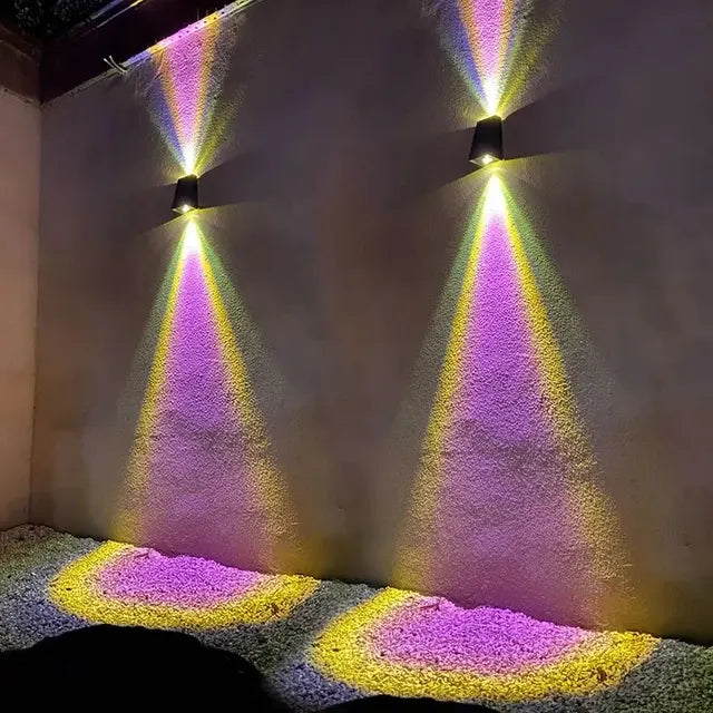 Waterproof solar lights for outdoor use – LED wall lights for garden & terrace