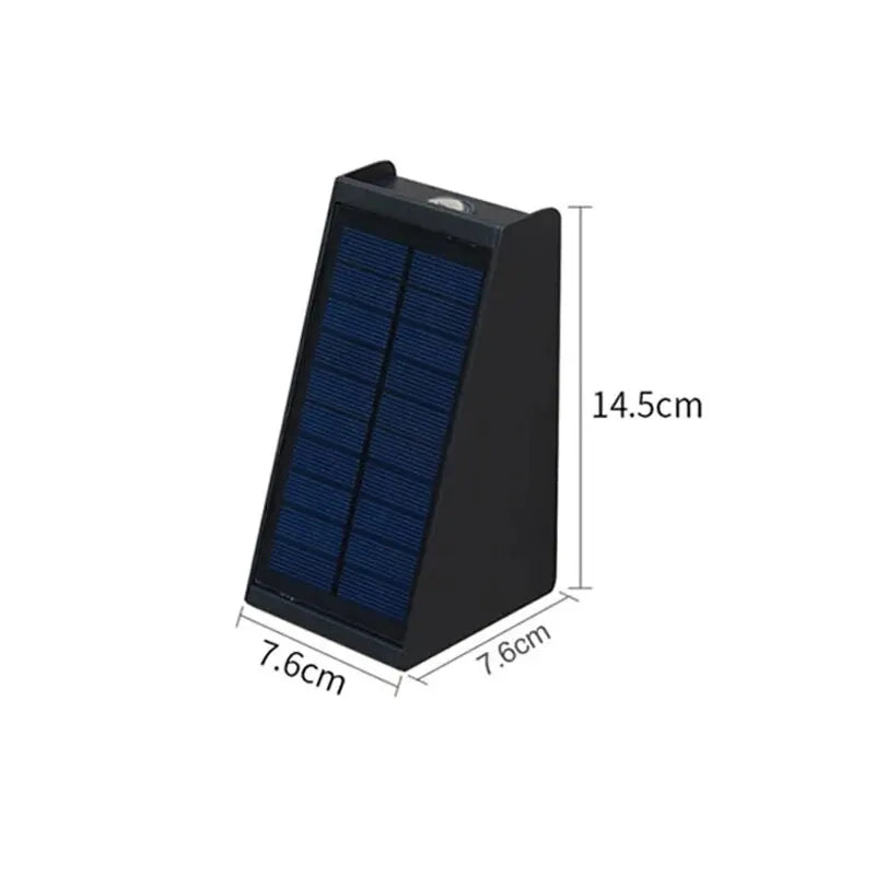 Waterproof solar lights for outdoor use – LED wall lights for garden & terrace