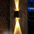 Waterproof solar lights for outdoor use – LED wall lights for garden & terrace
