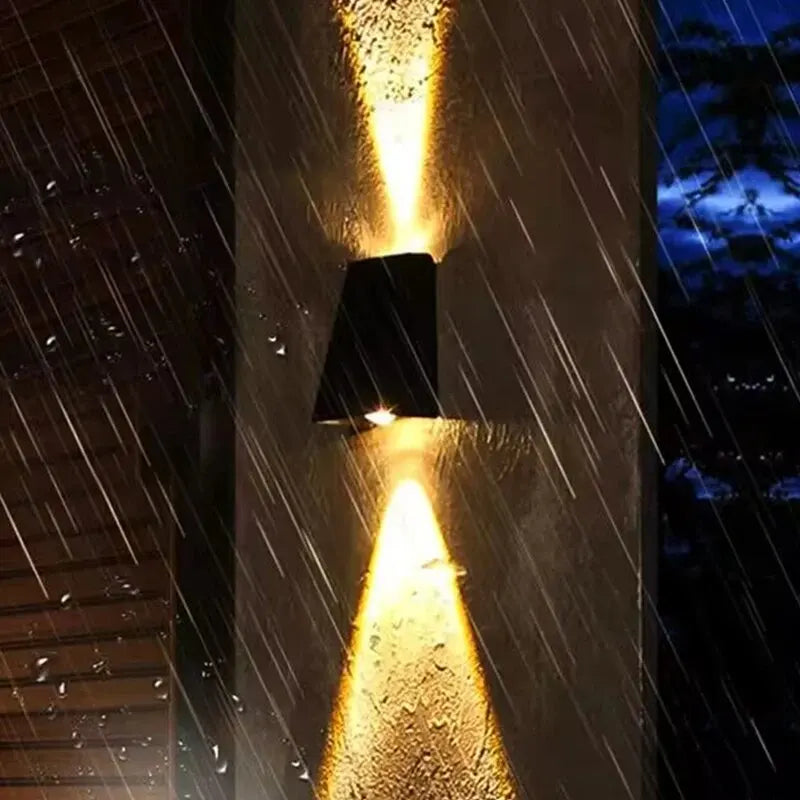 Waterproof solar lights for outdoor use – LED wall lights for garden & terrace