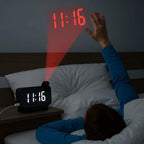 Madigas | Projection alarm clock with mirror display and large LED screen