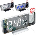 Madigas | Projection alarm clock with mirror display and large LED screen