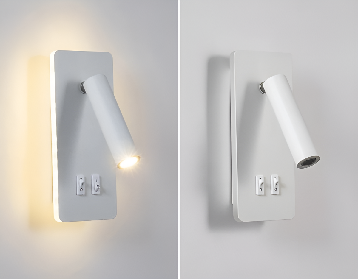 Swivel330 | Minimalistic Cylinder Wall Lamp – Adjustable 330° Rotatable LED Wall Light