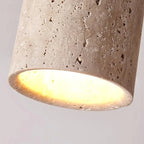 Travertine Ceiling Light - Refined Elegance - Soft Light - Unique Design