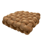 Chunky Woven Knot Cushion | Madigas