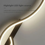 LED Lounge Wall Lights – Dimmable Silicone Wall Lamp for Bedroom, Living Room and Hallway, Modern Lighting Solution for Home
