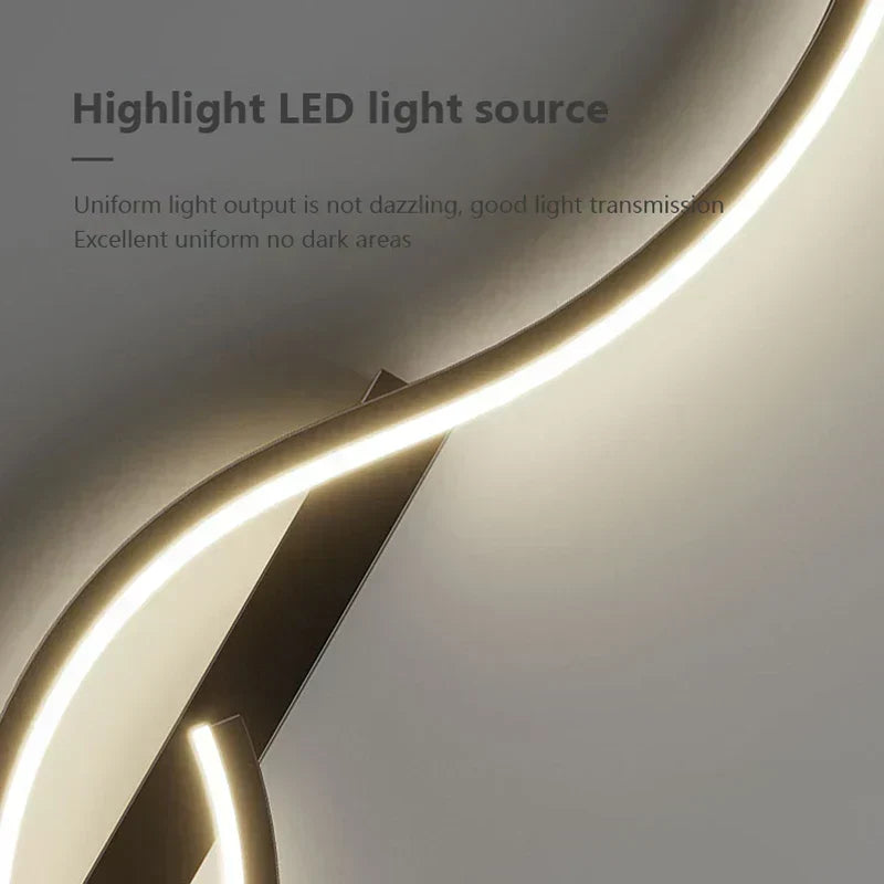 LED Lounge Wall Lights – Dimmable Silicone Wall Lamp for Bedroom, Living Room and Hallway, Modern Lighting Solution for Home