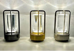 Rechargeable wireless LuxuryGlow table lamp - Elegant wireless lamp for any mood