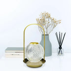 Designer table lighting with crystal effect