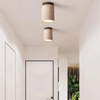 Travertine Ceiling Light - Refined Elegance - Soft Light - Unique Design