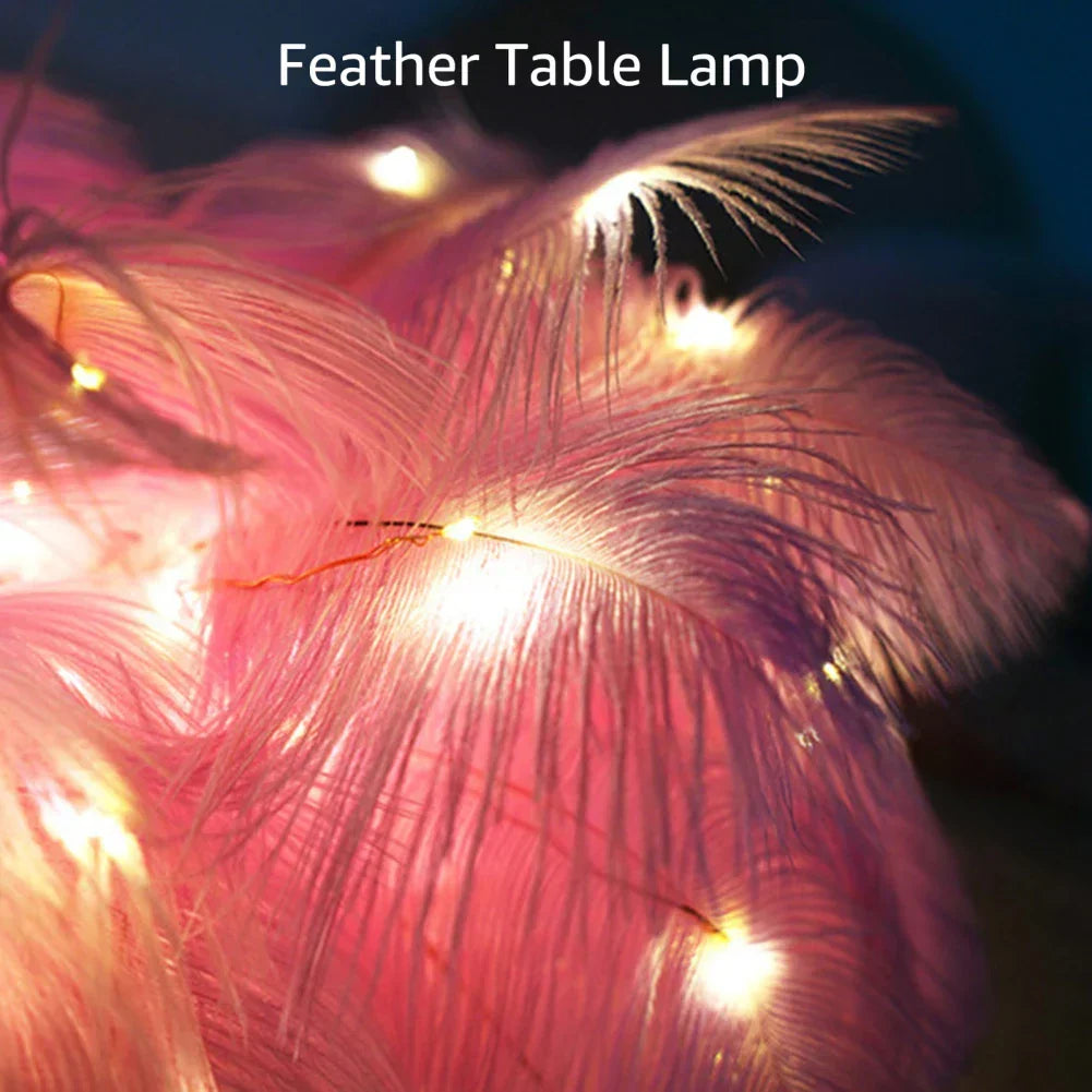 LED Spring Table Lamp Night Light USB-powered Remote Control Night Lamps