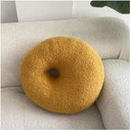 Nordic Bouclé Abstract Cushion – Minimalist Plush Pillow | Madigas