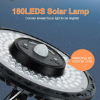 228 LED Solar Ceiling Light | 360° Light Angle | With Remote Control & Motion Sensor | 4400mAh Battery