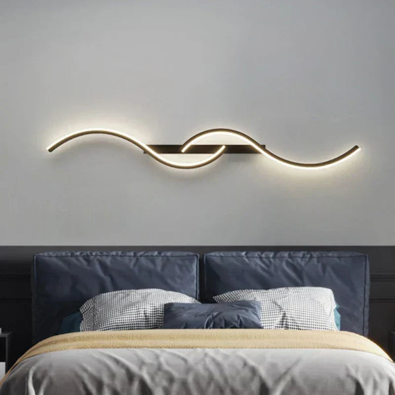 LED Lounge Wall Lights – Dimmable Silicone Wall Lamp for Bedroom, Living Room and Hallway, Modern Lighting Solution for Home