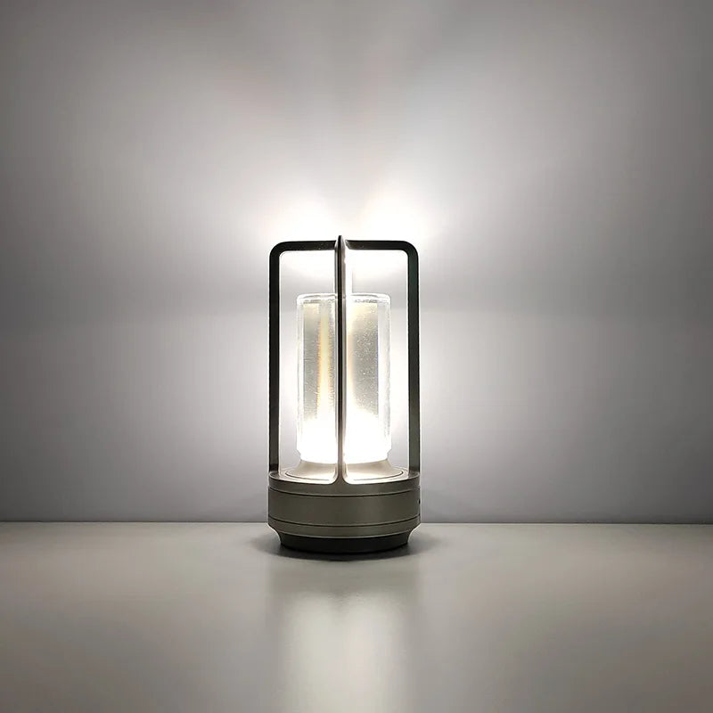 Rechargeable wireless LuxuryGlow table lamp - Elegant wireless lamp for any mood
