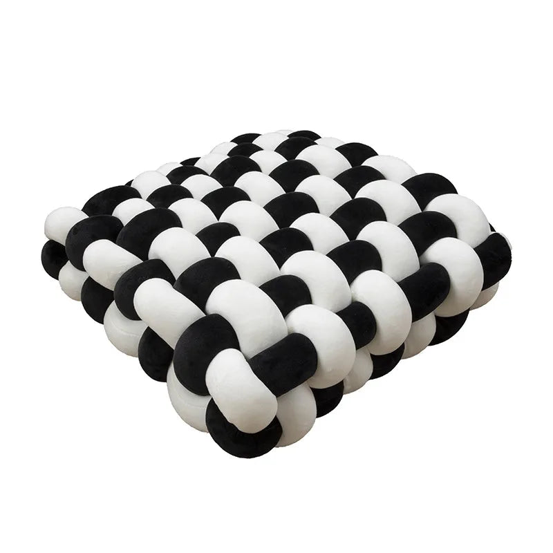 Chunky Woven Knot Cushion | Madigas