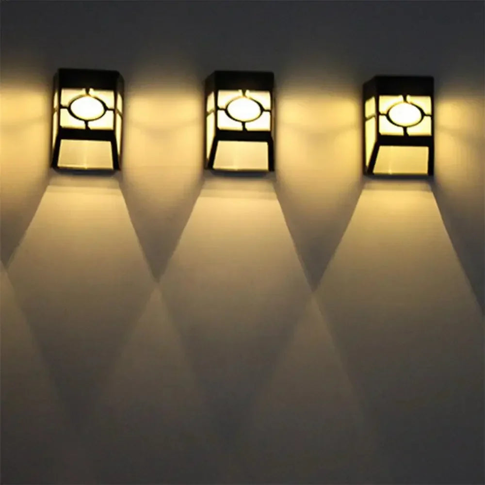 Solar Wall Light with LED – Modern Outdoor Lighting for Garden & Terrace, Wall Lights