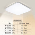 Natural Space Slim LED Ceiling Light