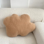 Nordic Bouclé Abstract Cushion – Minimalist Plush Pillow | Madigas