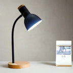 Autumn and Winter Lighting | Northern European Creative Wood Art Iron LED Desk Lamp - Moxie