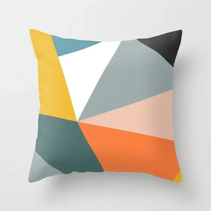 Modern Abstract Geometric Colorful Cushion Covers 45x45cm Pillow Cases Covers For Sofa Throw Cushions 60x60cm 50x50cm Trending Home Decor | Madigas