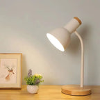 Autumn and Winter Lighting | Northern European Creative Wood Art Iron LED Desk Lamp - Moxie