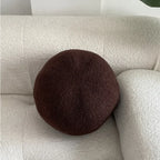 Nordic Bouclé Abstract Cushion – Minimalist Plush Pillow | Madigas
