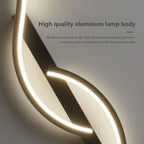 LED Lounge Wall Lights – Dimmable Silicone Wall Lamp for Bedroom, Living Room and Hallway, Modern Lighting Solution for Home