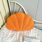 Pastel Shell Cushion – Fluffy Bouclé Plush Pillow | Madigas