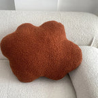 Nordic Bouclé Abstract Cushion – Minimalist Plush Pillow | Madigas