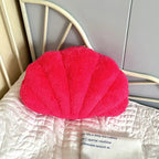 Pastel Shell Cushion – Fluffy Bouclé Plush Pillow | Madigas