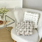 Chunky Woven Knot Cushion | Madigas