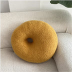 Nordic Bouclé Abstract Cushion – Minimalist Plush Pillow | Madigas