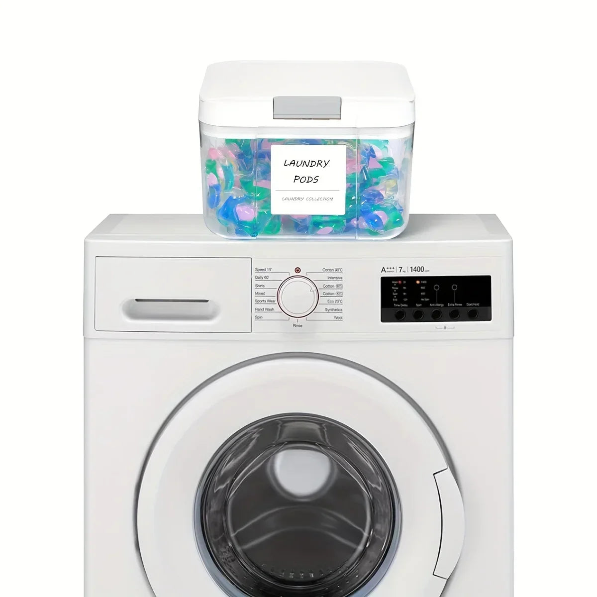 Detergent Pods Storage Box with Lid