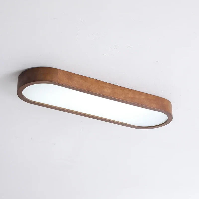Energy-saving wood LED ceiling lamp