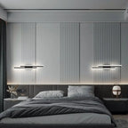 Modern LED Wall Light: Black/Gold Acrylic Room Decoration Light