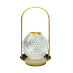 Designer table lighting with crystal effect