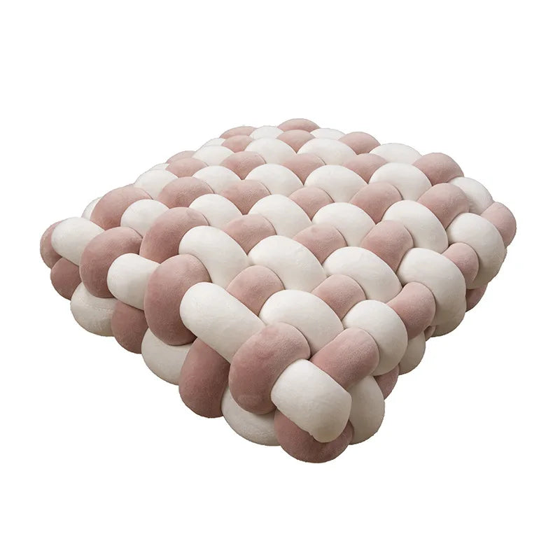 Chunky Woven Knot Cushion | Madigas