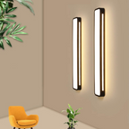 Minimalist LED ceiling lamp made of iron and acrylic