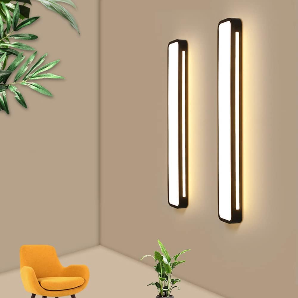 Minimalist LED ceiling lamp made of iron and acrylic
