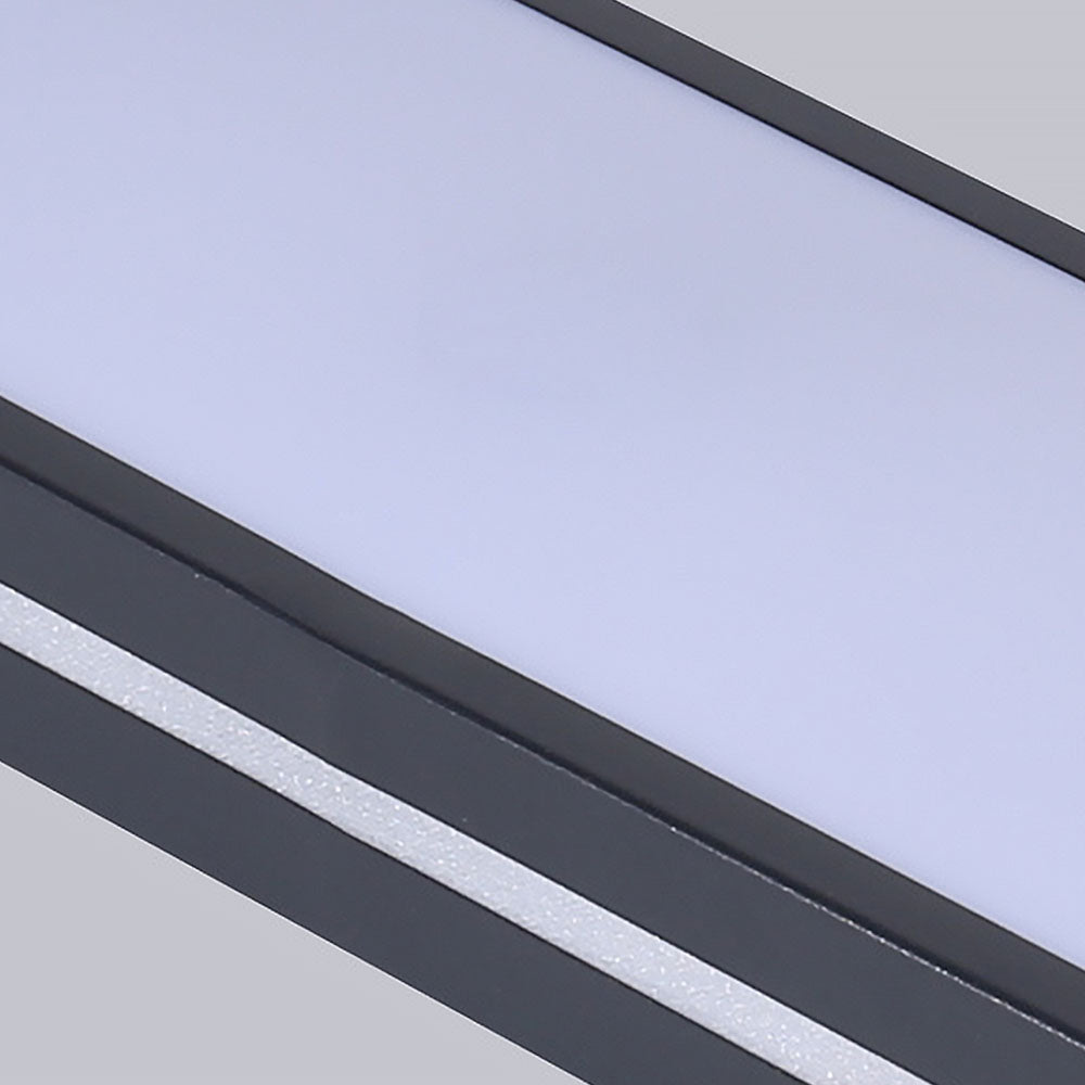 Minimalist LED ceiling lamp made of iron and acrylic