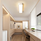 Minimalist LED ceiling lamp made of iron and acrylic