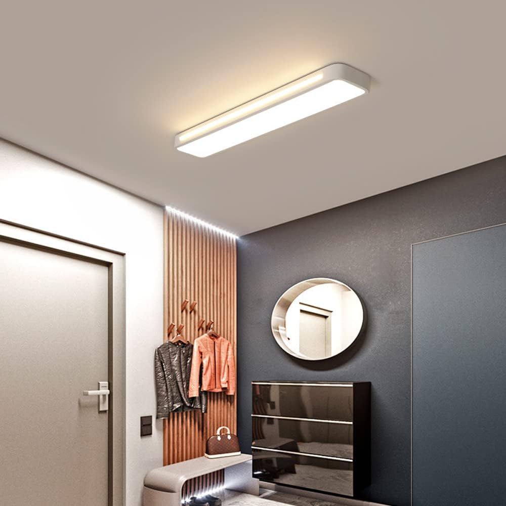 Minimalist LED ceiling lamp made of iron and acrylic