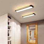 Minimalist LED ceiling lamp made of iron and acrylic