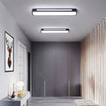 Minimalist LED ceiling lamp made of iron and acrylic
