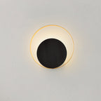 More modern minimalist iron circle ring 1-light wall lights lamp for bedroom