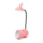 Cartoon Kreativ Rabbit LED Touch USB Pen Holder Desk Lamp