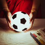 Creative Soccer Silicone LED Night Table Lamp with USB Charging