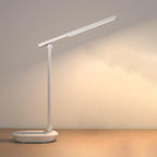 Modern double folding eye care wireless rechargeable LED desk lamp
