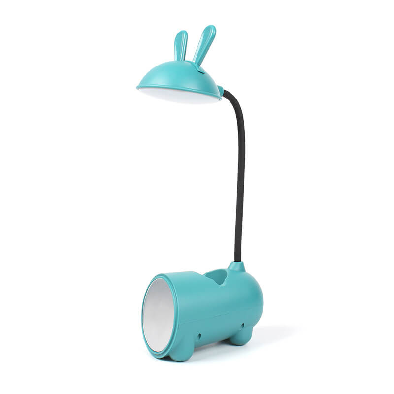 Cartoon Kreativ Rabbit LED Touch USB Pen Holder Desk Lamp